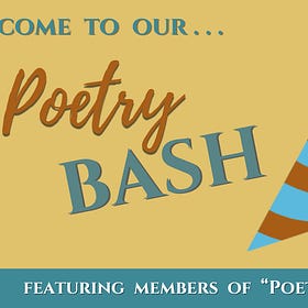 Coming to "Poetry Bash" on May 15th?