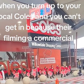 The Coles big red hand is back. Customers will see through it unless margins are trimmed too