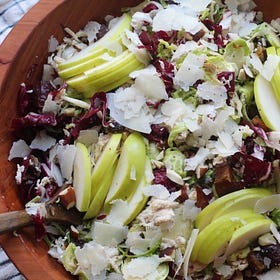 Shaved Brussel Sprouts Salad