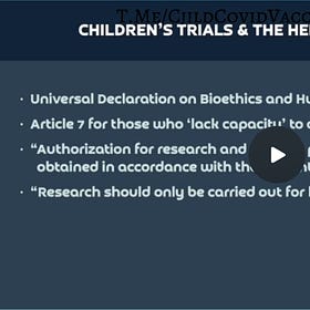 Children’s UK Clinical Trials: How the MHRA and UK Government Ignored The Data of Harms and Deaths 