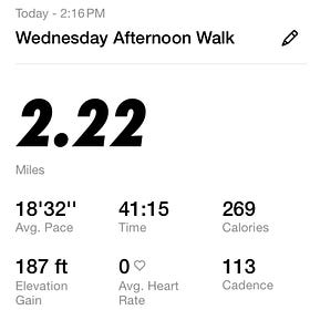 January 17 - 2.22 miles