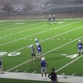 Quit using the ball during pattern match drills early in Fall Camp.