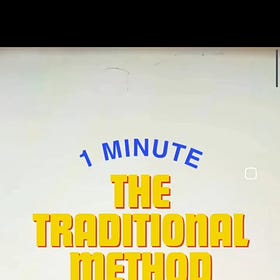 Video: the Traditional Method