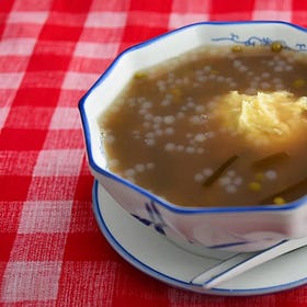 durian green bean soup - an old-school treat!