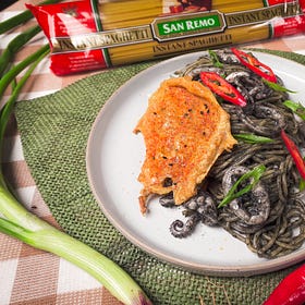 A Squid Ink Pasta To Beat Saizeriya's For Under $5?? 