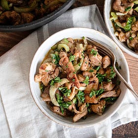 Chicken and Mushroom Stir Fry