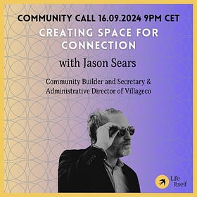 Community Call: Creating Space for Connection with Jason Sears