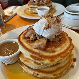 P for pancakes