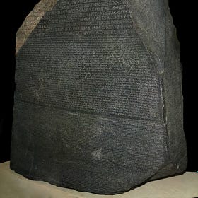 Poll Question: The Rosetta Stone is a crucial ancient artifact used to decipher what ancient language?