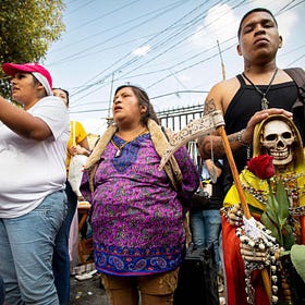 Beer and jo*nts and warm people: Santa Muerte's mass in the gangsta neighborhood