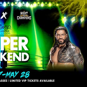 5/27-5/28: AEW & WWE Super Weekend at Jimmy's Seafood