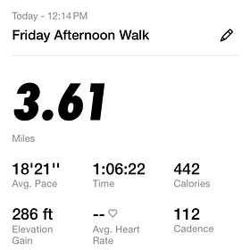 January 5 - 3.61 miles