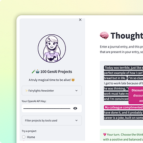 #2. Analyse a journal entry for unhelpful thinking patterns with ChatGPT's function calling 🤯