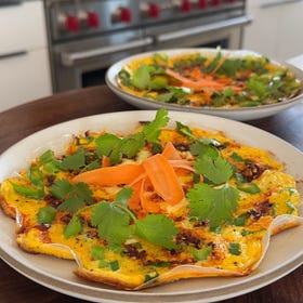 Healthy Rice Paper Egg Wrap