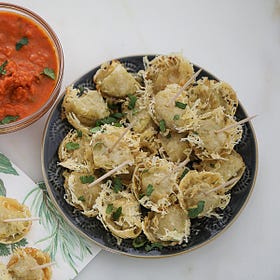 Artichoke Heart Parm Bites
