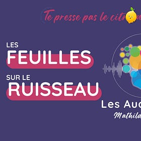 Les feuilles sur le ruisseau