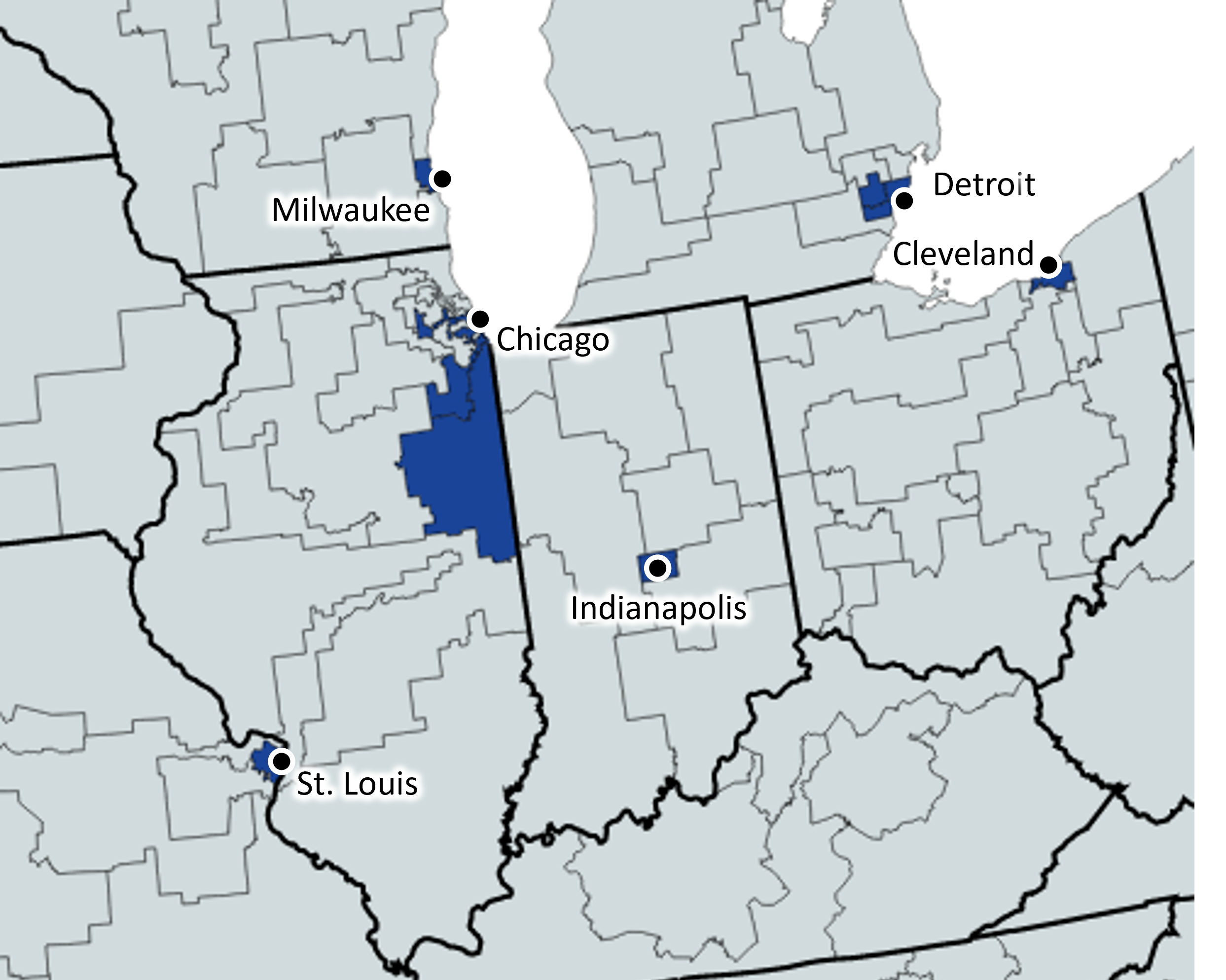 Majority Minority Congressional Districts in the Midwest