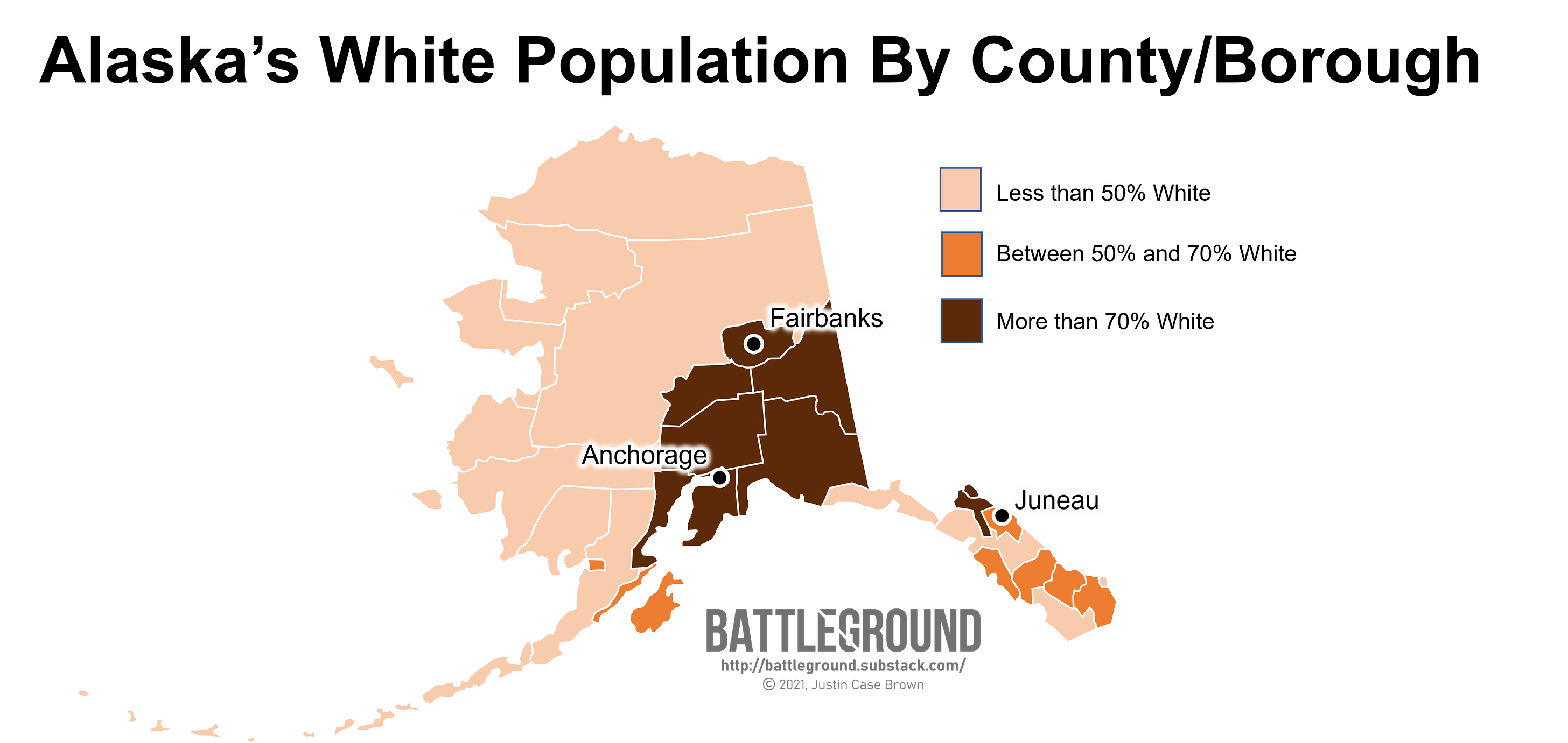 Alaska's White Population