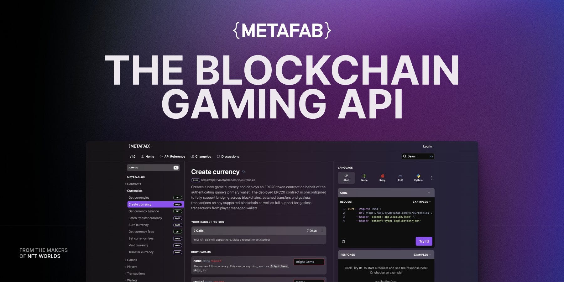 MetaFab, a Web3 Gaming API