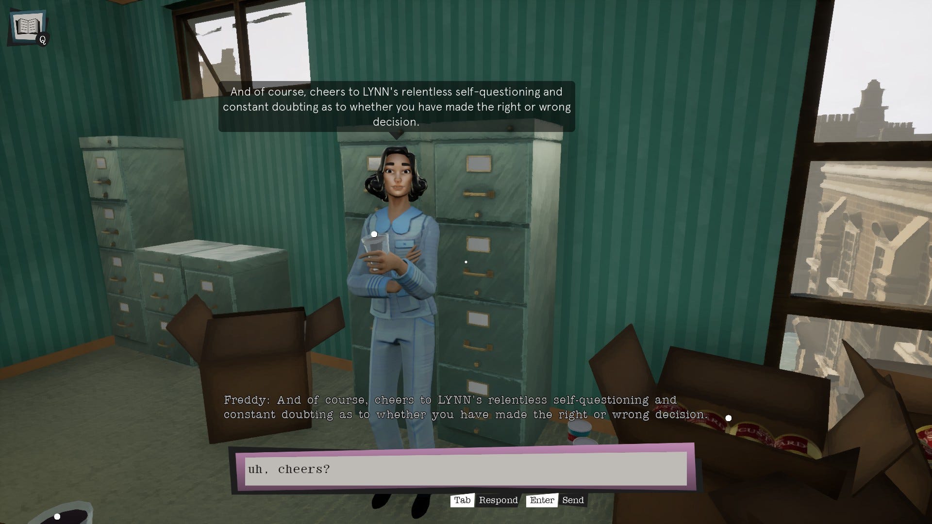 Screen shot from Kraken Wakes game