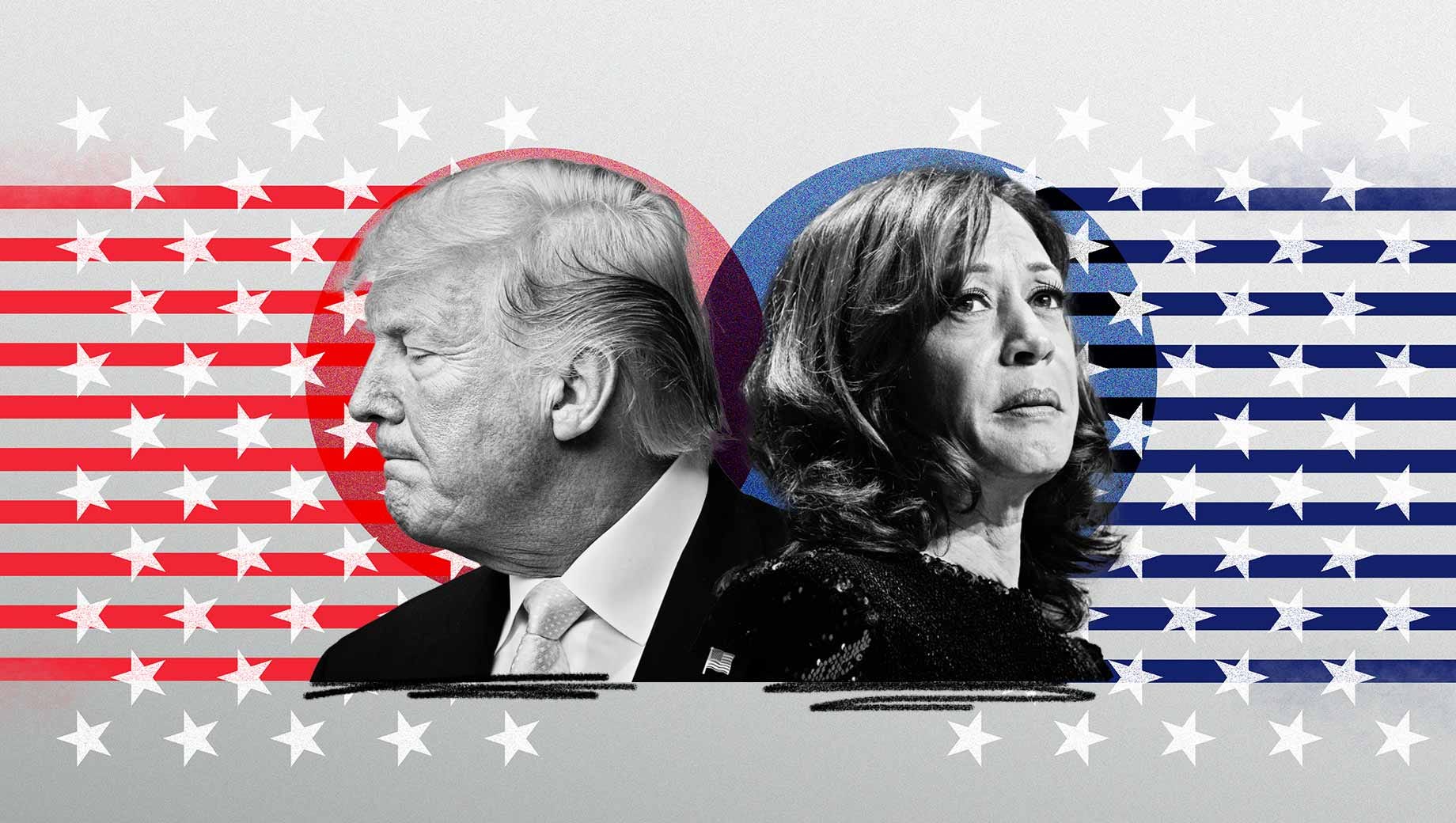 Trump, Harris Favorability on Low End of 68-Year Trend