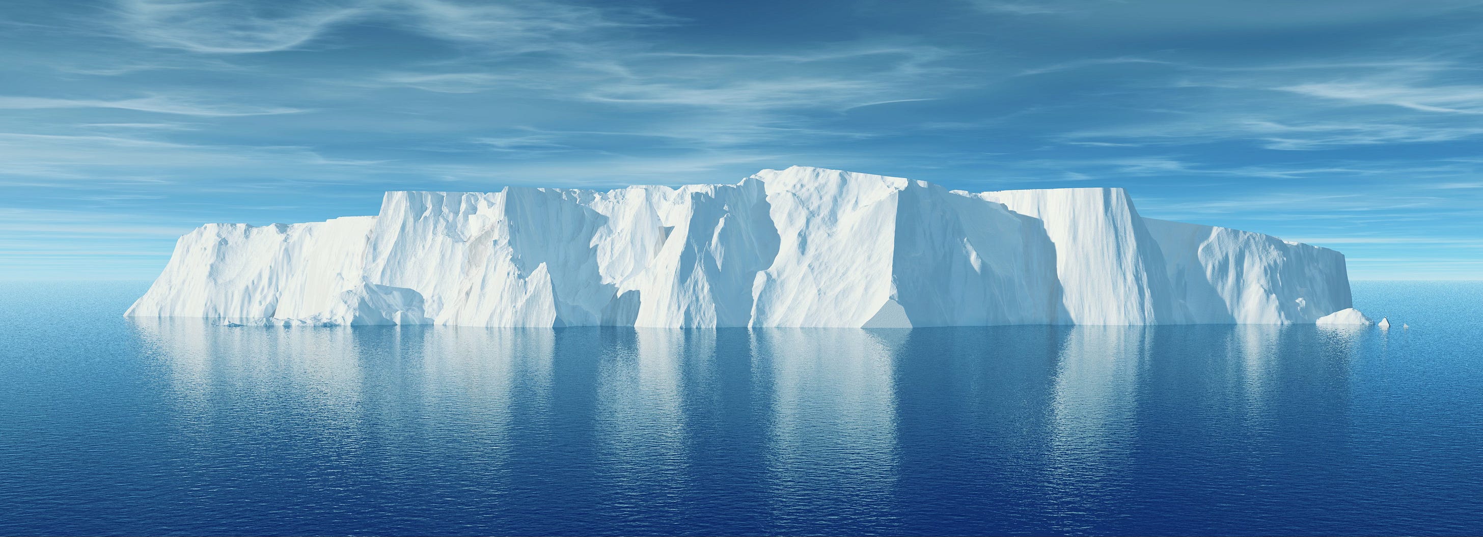 actual photograph of an iceberg, which is a whole metaphor for stuff underneath the surface in a variety of DEIJ trainings that folks use