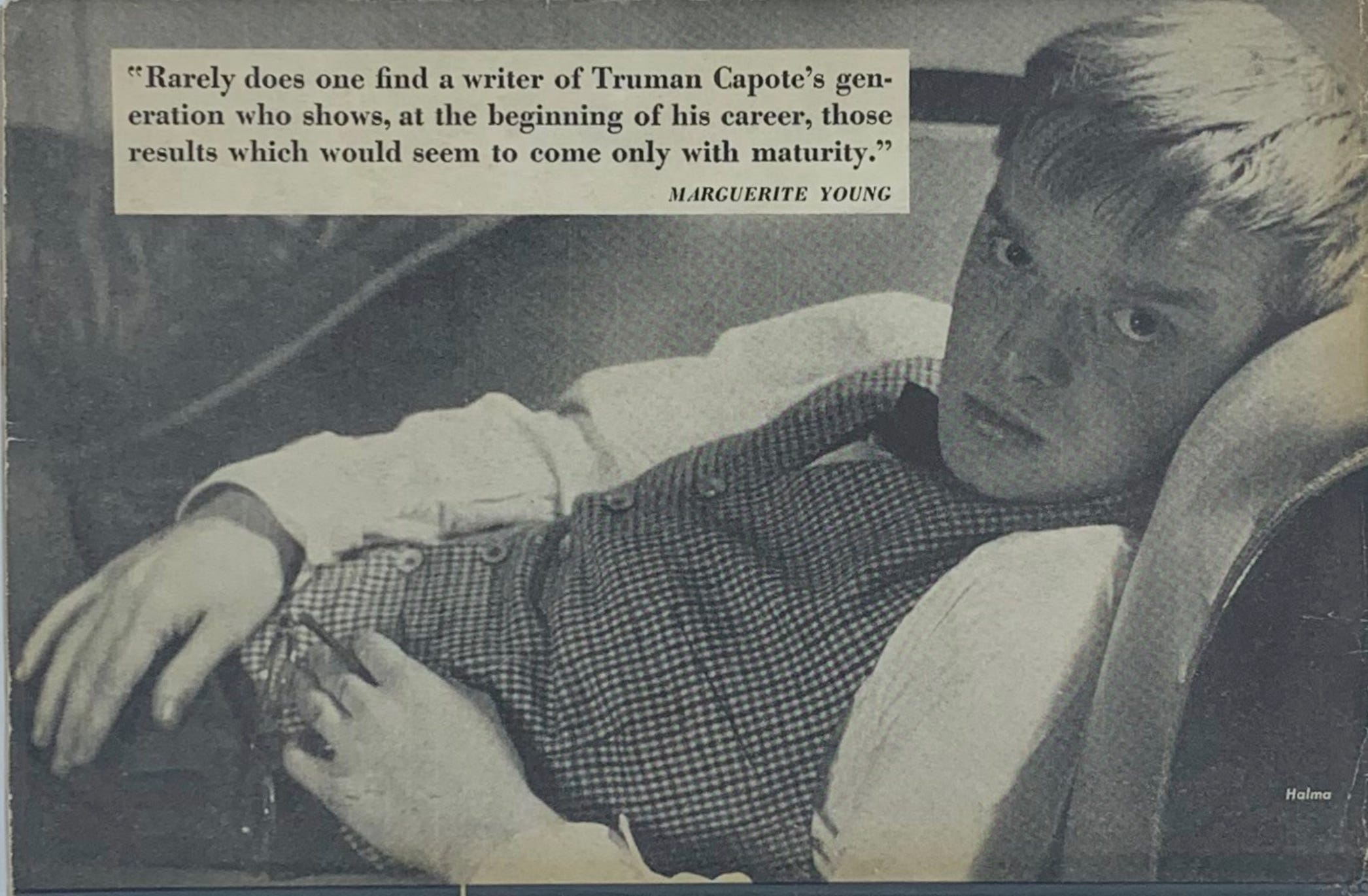 Truman Capote author photo