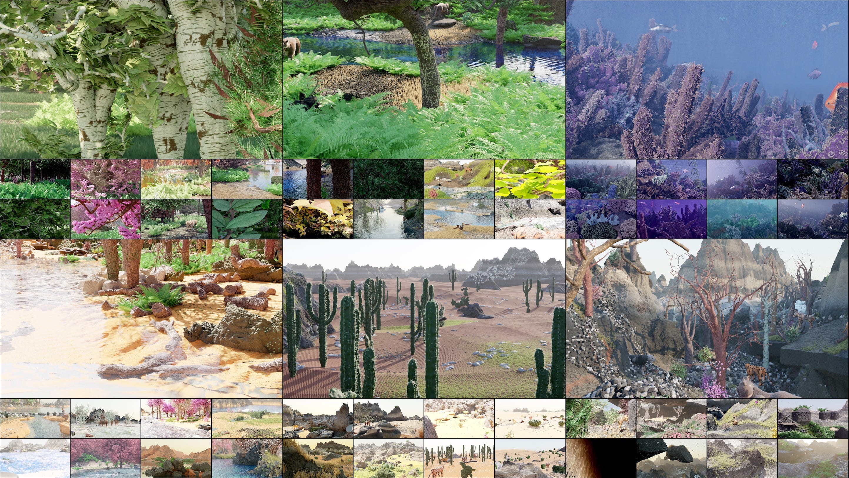 screen shot from Infinigen output page