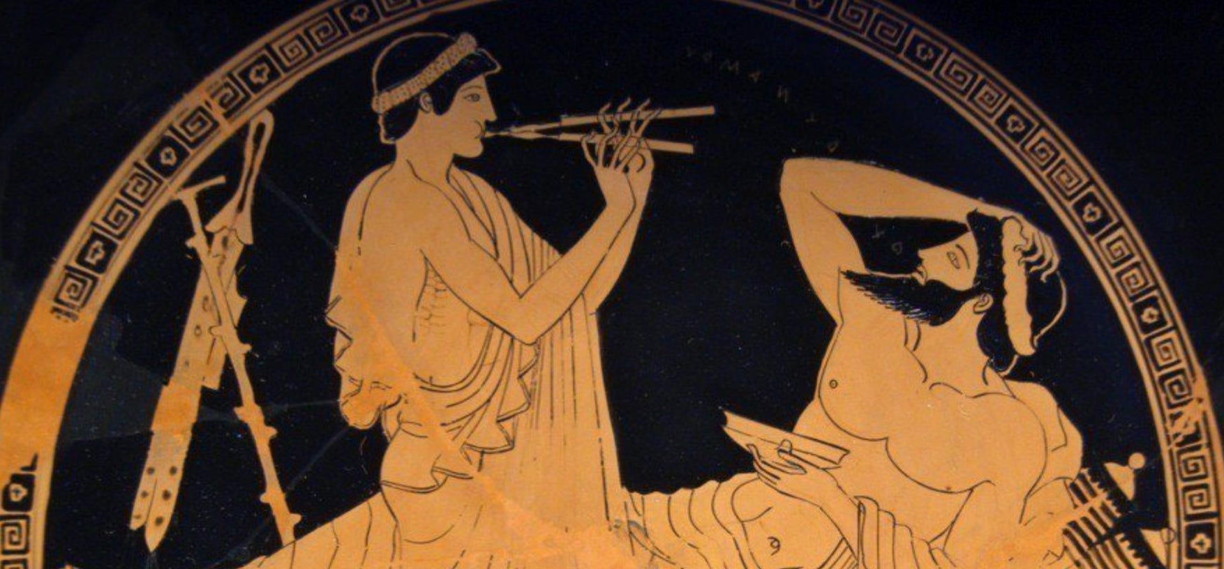 Image of a Greek musician