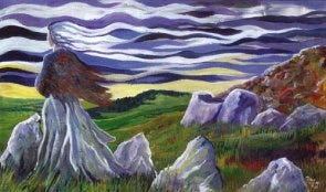 The Cailleach of the elements - prints - Celtic Myths