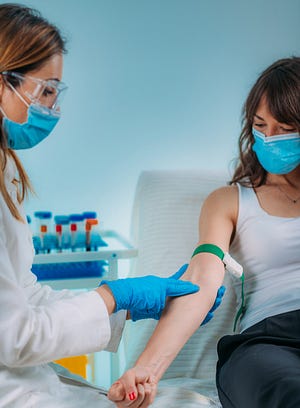 Phlebotomy illustration