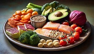Image result for colorful food including meat images
