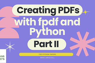 The Python Papers | Mike Driscoll | Substack