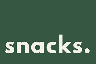 Snacks | Justine Doiron | Substack