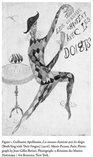 apollinaire birds sing with their fingers