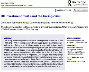 𝑈𝐾 𝑖𝑛𝑣𝑒𝑠𝑡𝑚𝑒𝑛𝑡 𝑡𝑟𝑢𝑠𝑡𝑠 𝑎𝑛𝑑 𝑡ℎ𝑒 𝑏𝑎𝑟𝑖𝑛𝑔 𝑐𝑟𝑖𝑠𝑖𝑠