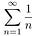 harmonic series