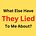 Lies are Unbekoming