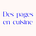 Des Pages en Cuisine