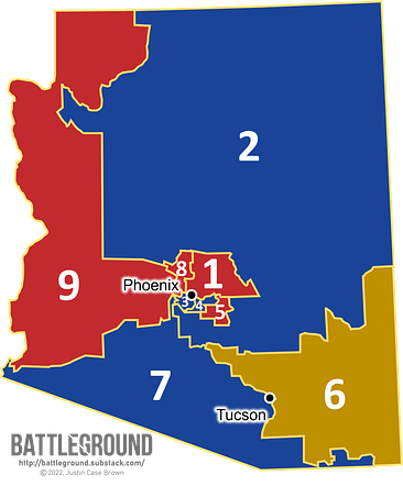 Arizona's New Congressional District Map