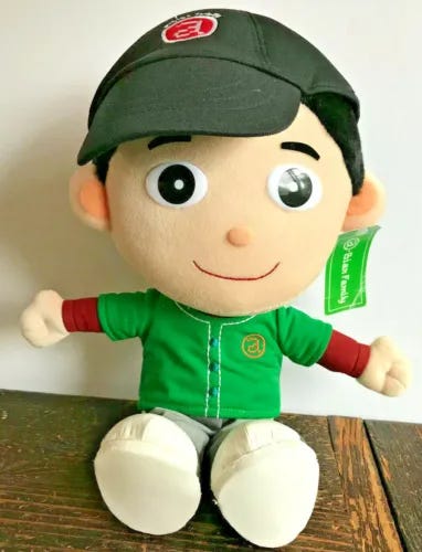 President Chen Shui-bian A Bian Family Political Doll Taiwan RARE 16" Plush  - Picture 1 of 8