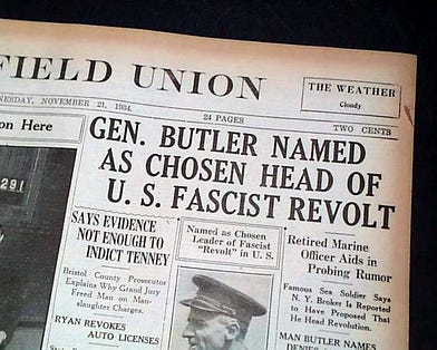 Butler's Claims Published In A Newspaper