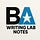 BA's Writing Lab Notes