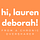 hi, lauren deborah!
