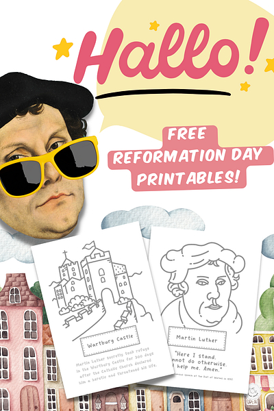 Reformation Day Printables + Party Ideas: Party Like It’s 1517!