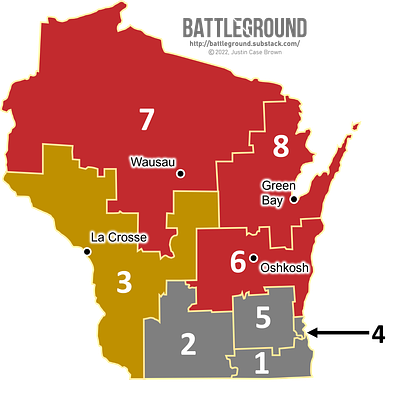 Wisconsin's US House MAp