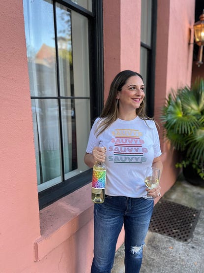 The Original - SAUVY B - Unisex Jersey Short Sleeve Wine Tee (Sauvignon Blanc) image 1 The Original - SAUVY B - Unisex Jersey Short Sleeve Wine Tee (Sauvignon Blanc) image 1