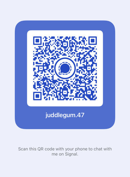 Signal QR code