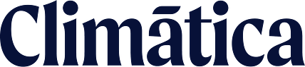 logo de climática en color azul oscuro