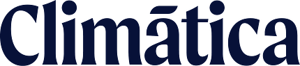logo de climática en color azul oscuro